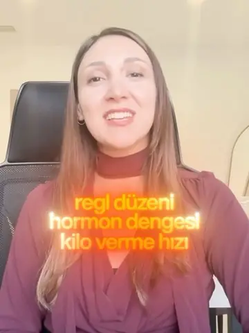 Regl düzeni, hormon dengesi ve kilo verme hızı