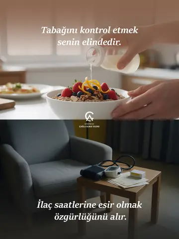 Tabağını kontrol etmek senin elindedir